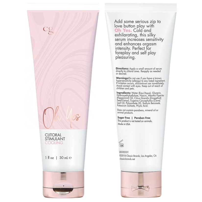 CG Oh Yes Clitoral Stimulant Cooling