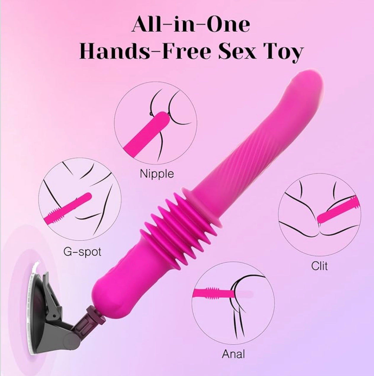 Thrusting Dildo Sex Machine