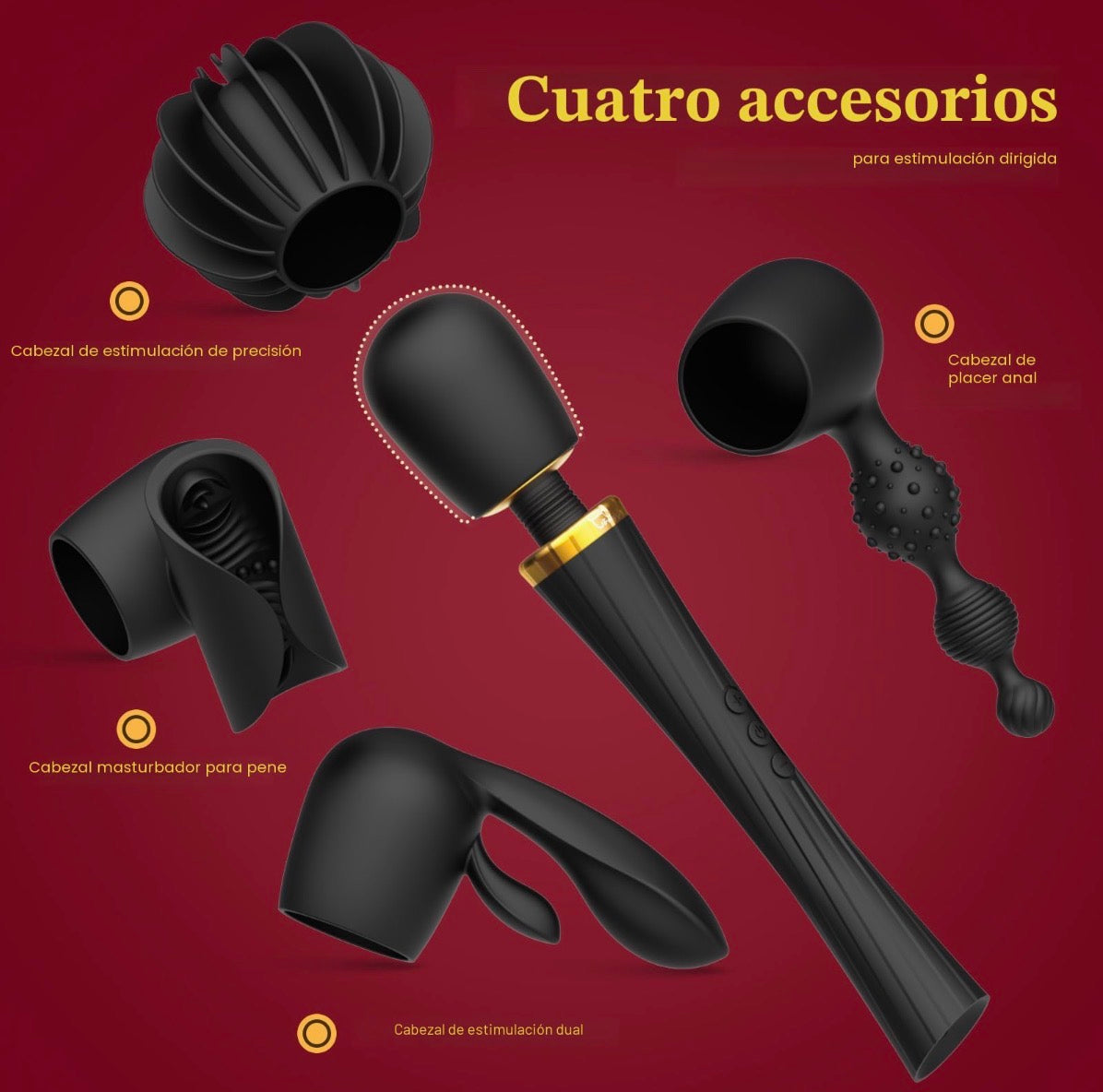 Hammer Wand Vibrator Kit for Couples