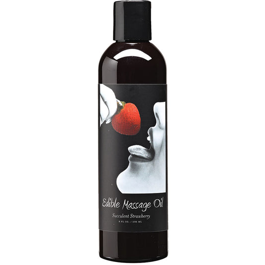Earthly Body Edible Massage Oil 8oz